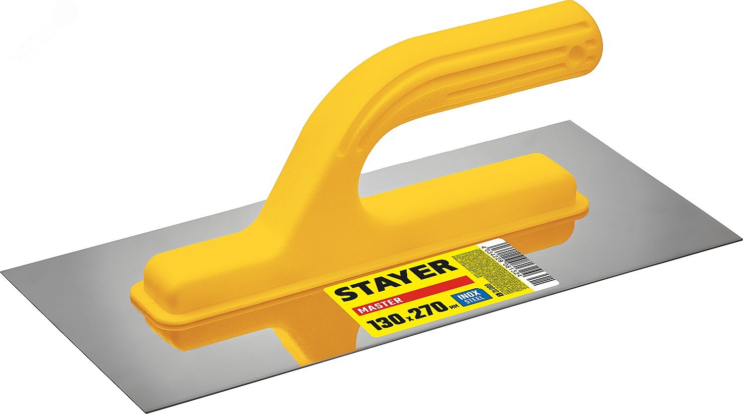 Изображение товара Гладилка 130х270 мм из нержавеющей стали с пластиковой рукоятью