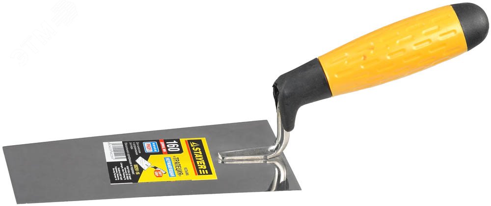 Изображение товара Кельма 160 мм PROFESSIONAL STAYER нержавеющая сталь треугольная ручка