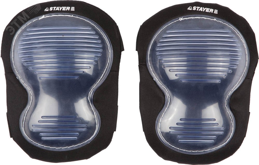 Изображение товара Наколенники защитные с двойной пластиковой накладкой (пар)