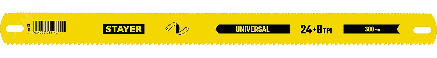Изображение товара Полотно по металлу Universal 8+24 TPI (шт)