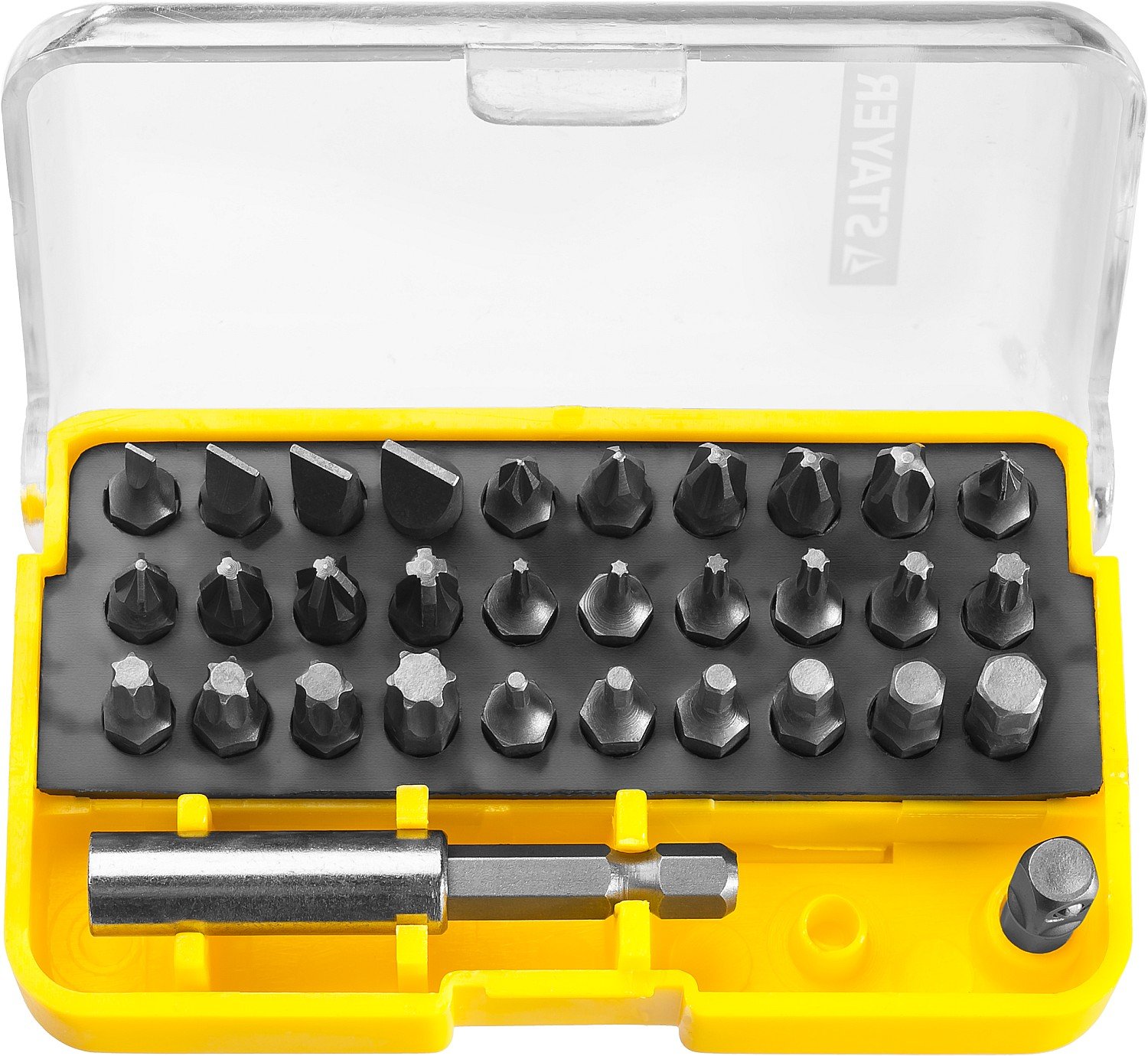 Изображение товара Набор бит с магнитным адаптером 32 шт профессиональный инструмент для крепежа