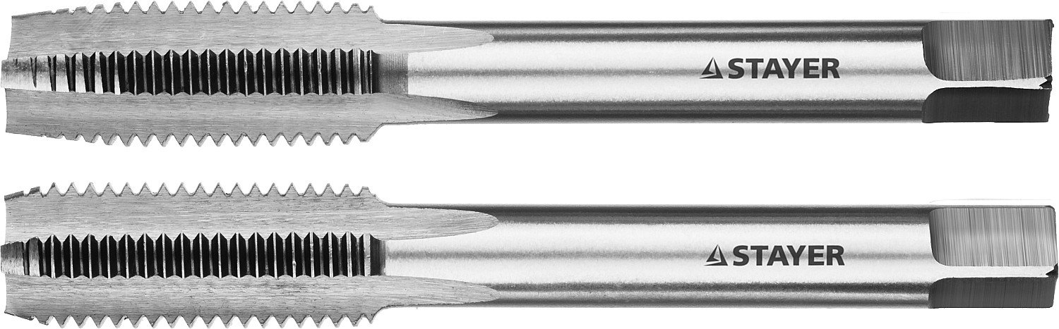 Изображение товара Комплект метчиков STAYER MASTER M12x1_75 2 шт для резьбы по металлу