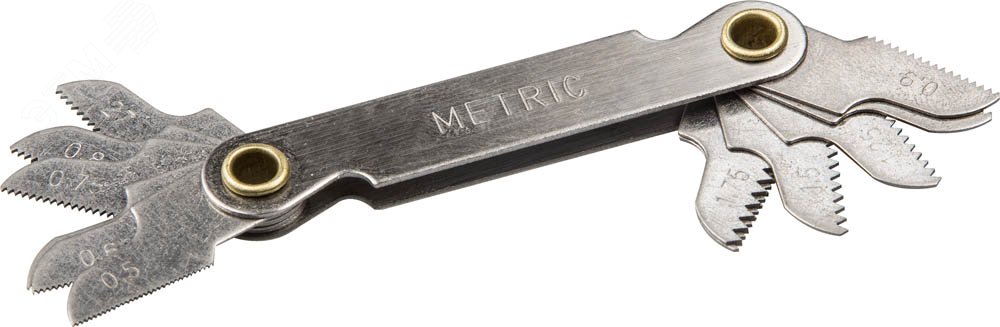 Изображение товара Шаблон для метрической резьбы шаг 0 резьборазмер инструмент