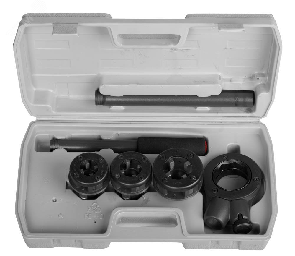 Изображение товара Набор клуппов №3 с трещоткой для нарезки трубной резьбы