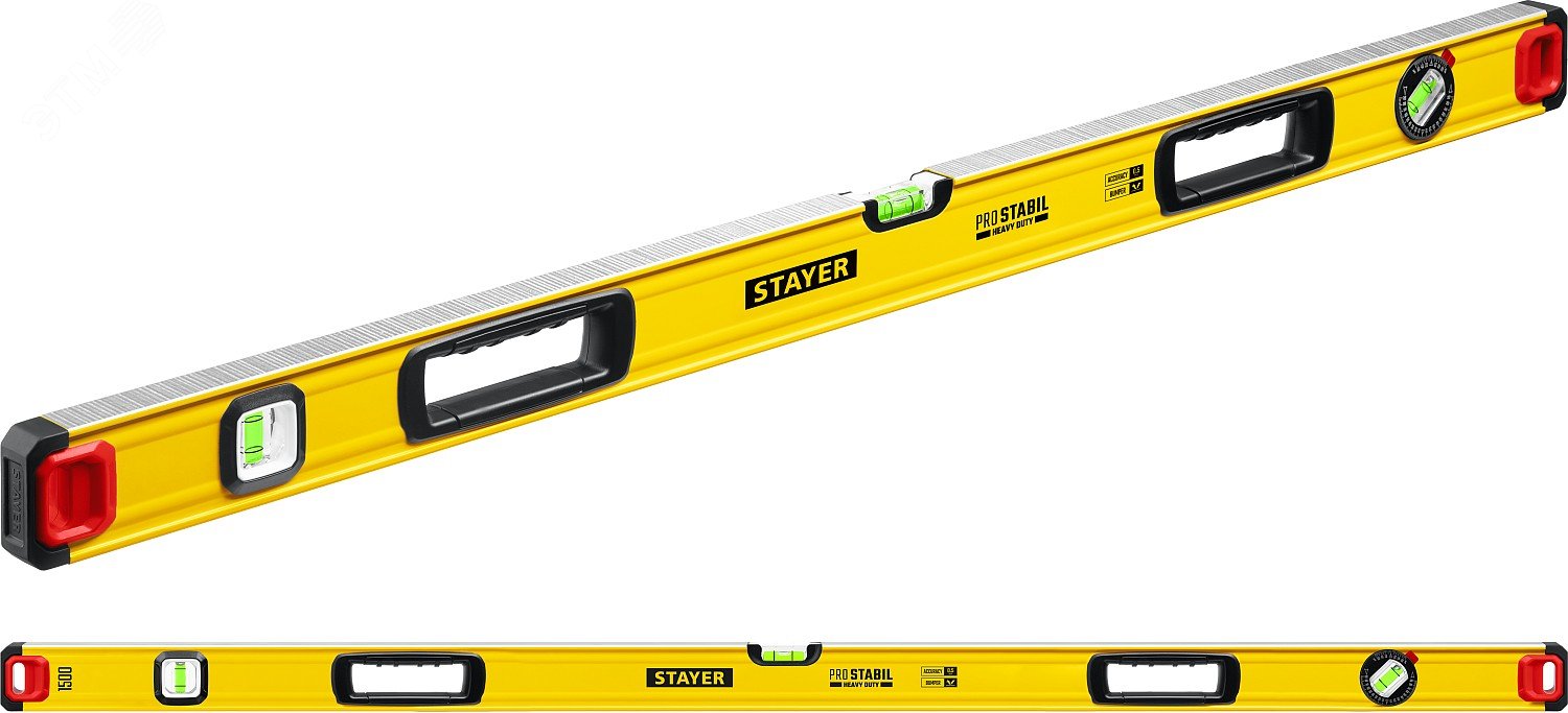 Изображение товара Уровень строительный ProStabil 1500 мм профессиональный надежный