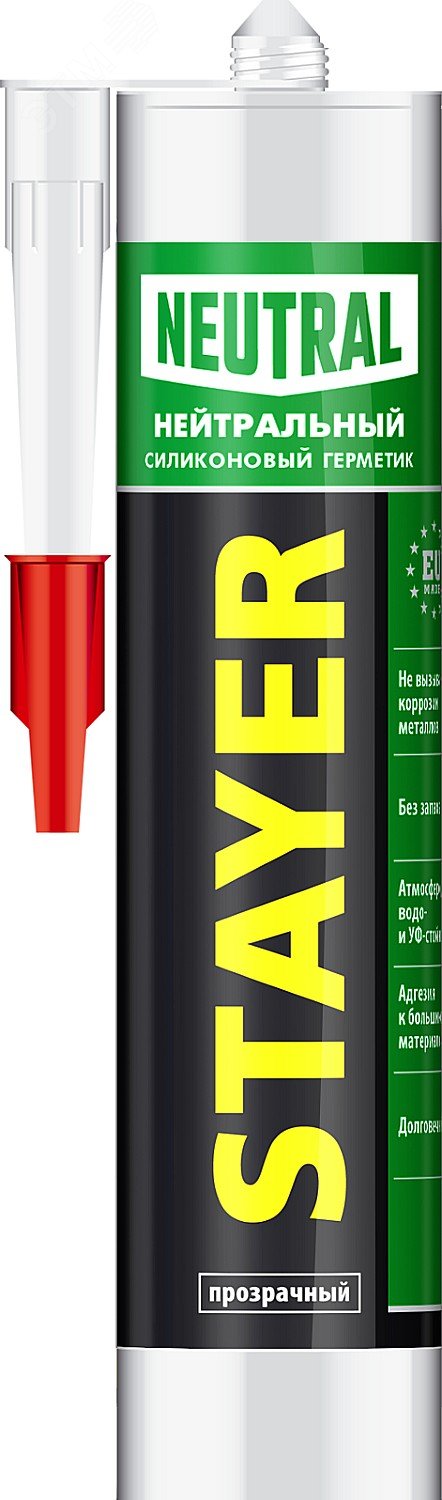 Изображение товара Силиконовый герметик нейтральный 260 мл STAYER