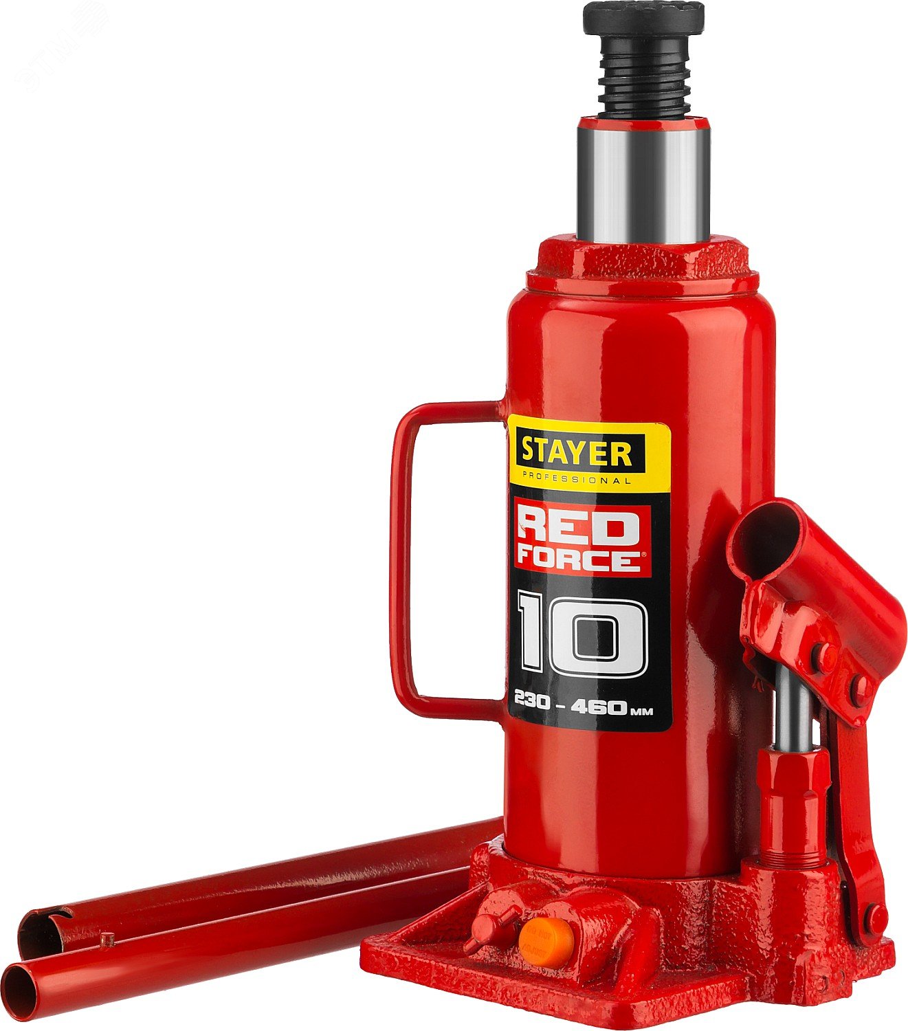 Изображение товара Домкрат RED FORCE 10т бутылочный компактный для авто и стройки