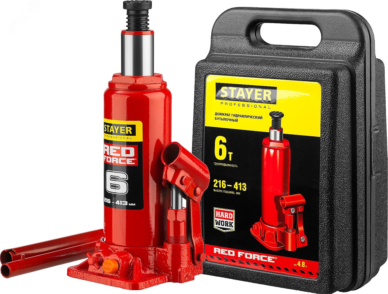 Изображение товара Домкрат RED FORCE 6т бюльонный для авто и строительных работ