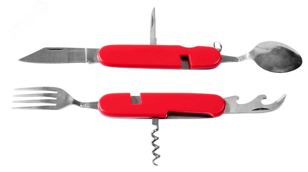 Изображение товара Набор походный 7 в 1, с вилкой и ложкой (шт)