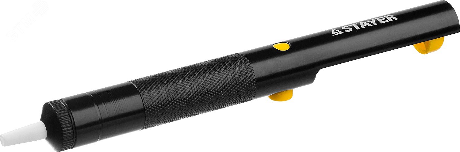Изображение товара Оловоотсос MAXTerm STAYER - надежный инструмент для пайки Изображение товара Оловоотсос MAXTerm STAYER - надежный инструмент для пайки