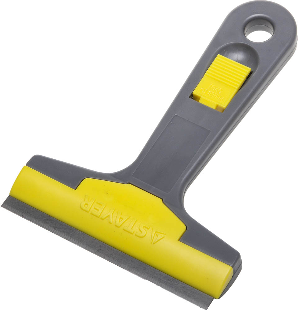 Скребок для окон с пластмассовой ручкой 100 мм