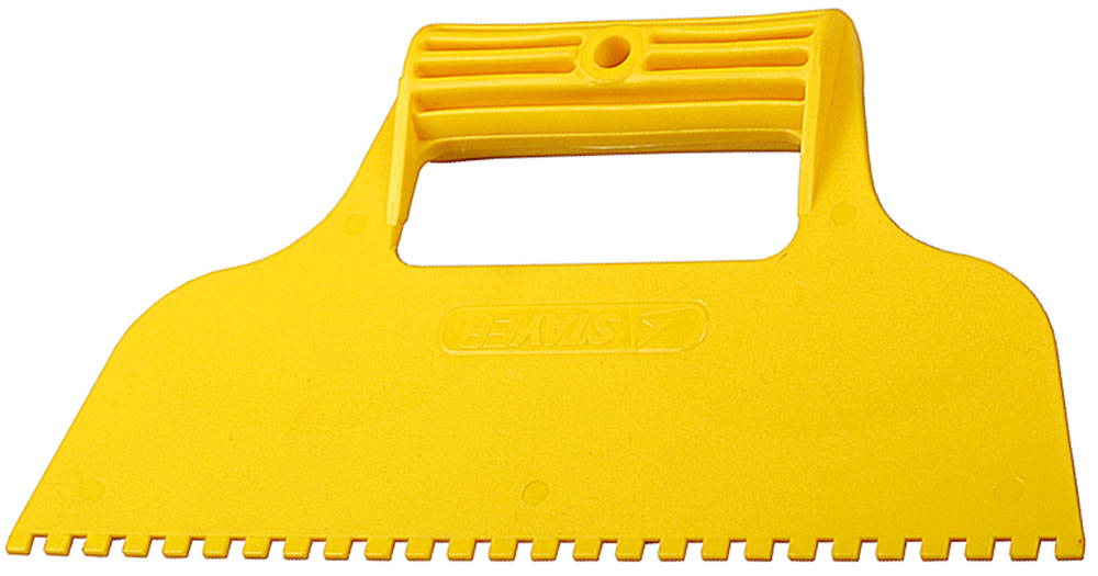 Шпатель Пластмассовый, Зубчатый 230 мм MASTER