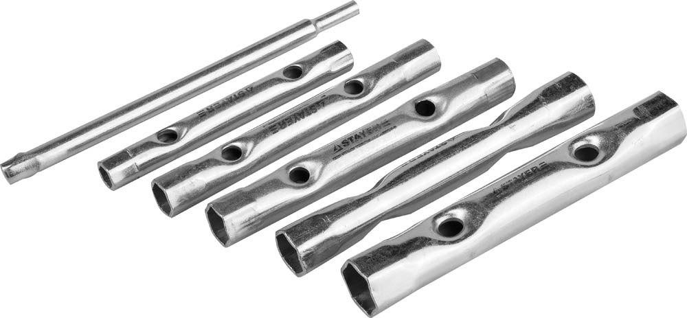 Набор торцовых трубчатых ключей 6 шт,