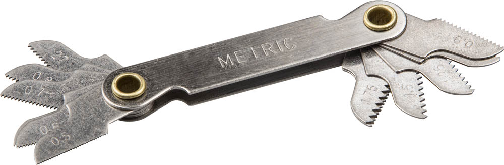 Шаблон для метрической резьбы шаг метрич. резьбы 0