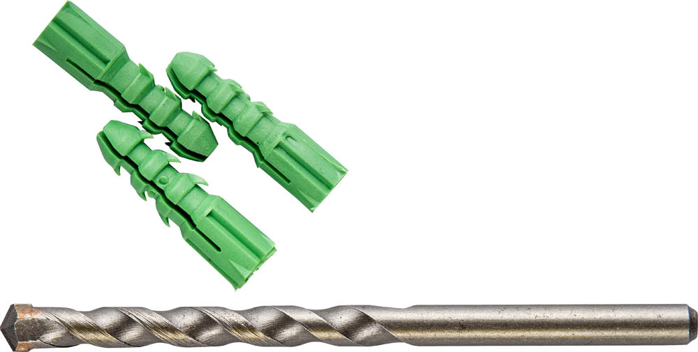 Набор сверл по бетону MASTER 10X120 мм с дюбелями 10 шт