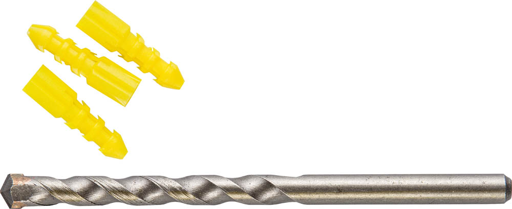 Набор сверл по бетону MASTER 8X120 мм с дюбелями 20 шт