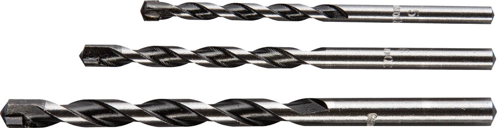 Сверло по бетону ProHammer 3 шт: d 5-6-8 мм