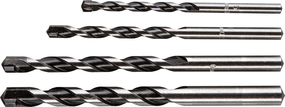 Сверло по бетону ProHammer 4 шт: d 5-6-8-10 мм