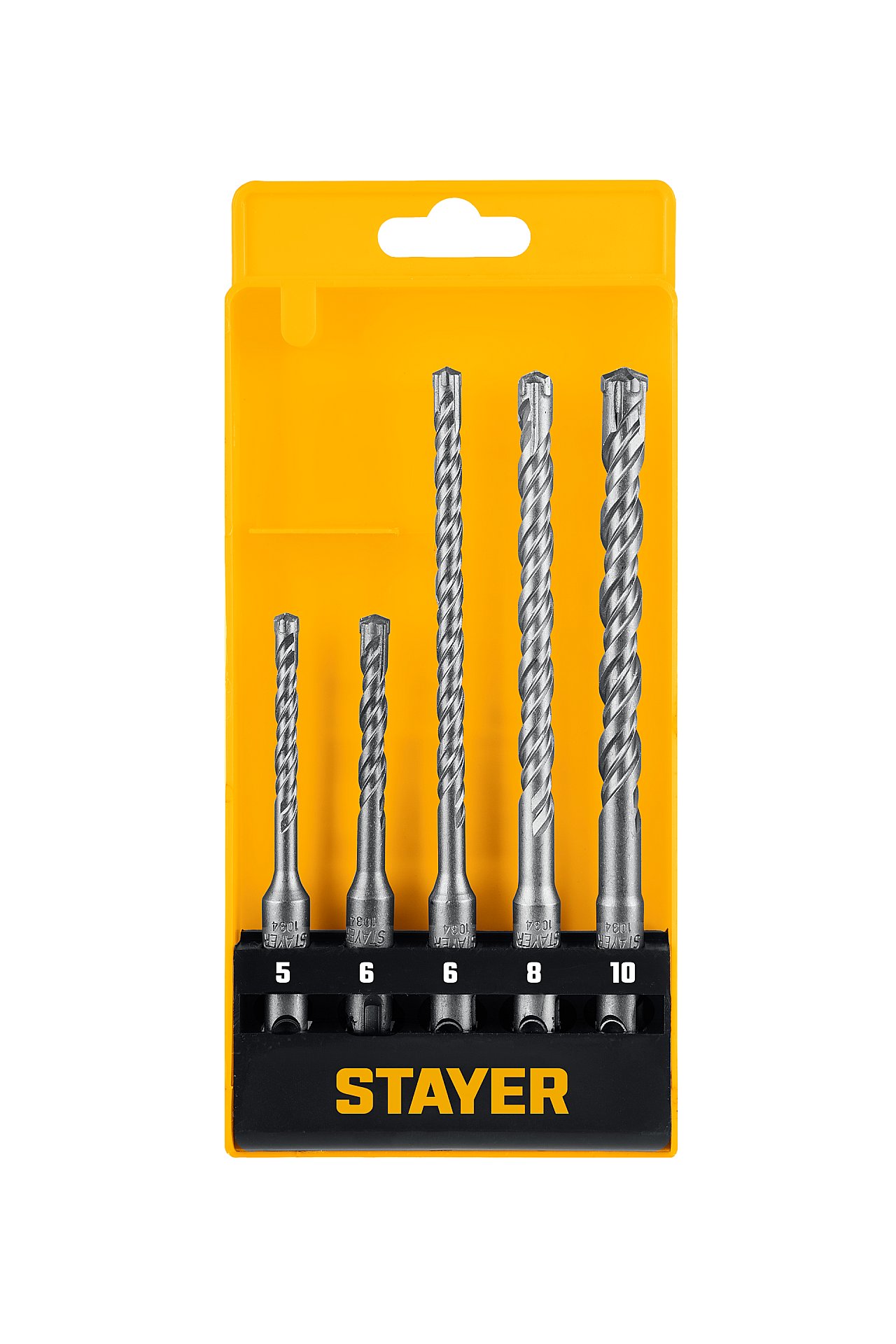 Набор буров HERCULES-4Х SDS-plus, 5шт