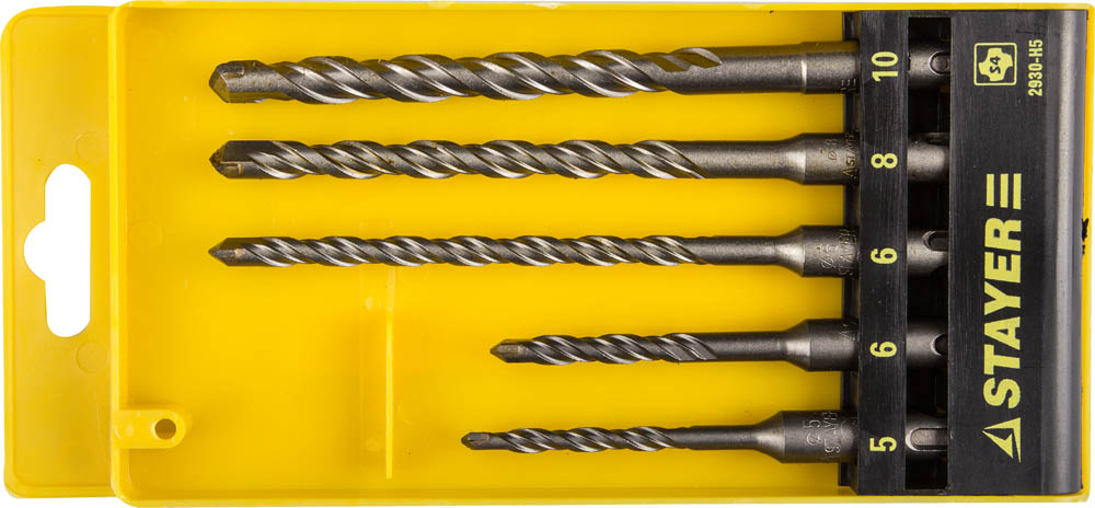 Набор буров 5 шт: 5/6x110, Professional