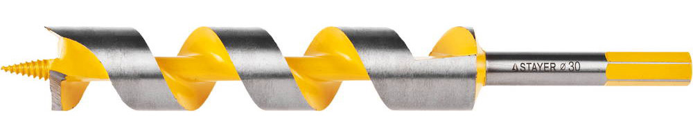 Сверло по дереву Spiral 30x235/160мм