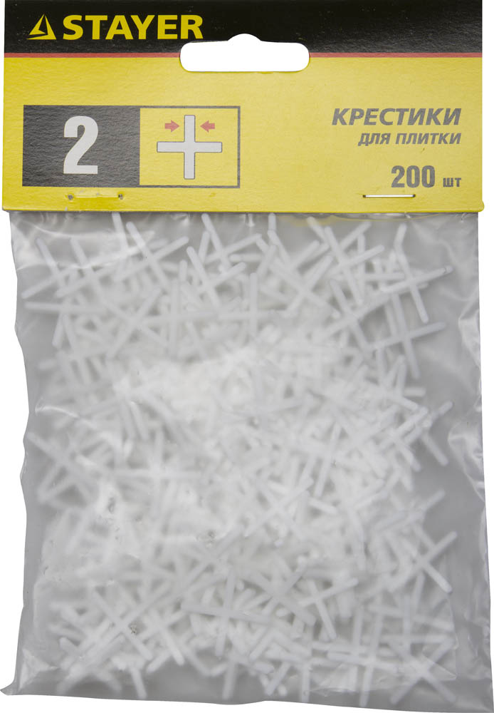 Крестики для плитки 2 мм 200 шт