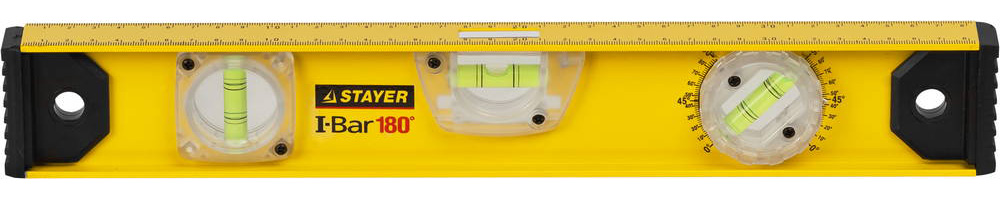 Уровень алюминиевый рельс I-Bar 400 мм