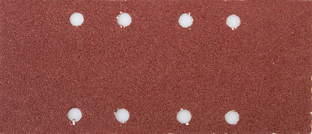 Листы шлифовальные 8 отверстий по краю, Р80