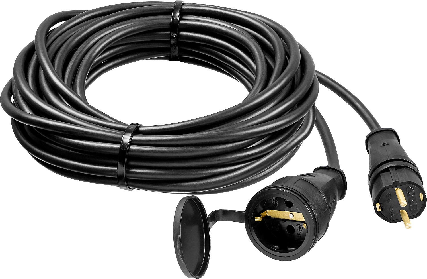 Удлинитель-шнур силовой RC-315, КГ, 3 x 1.5 мм2, 10 м, 3700 Вт, IP44