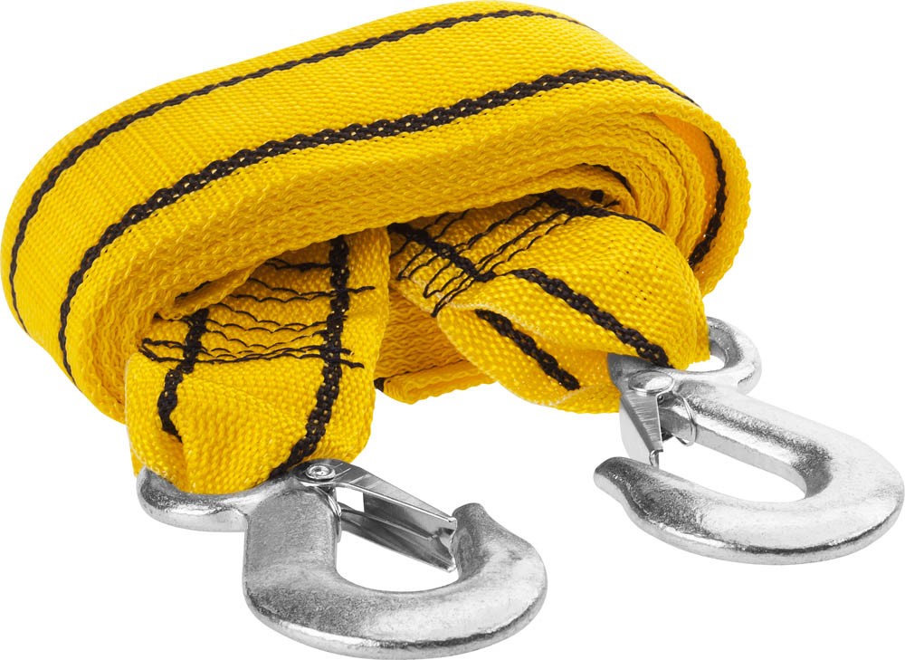 Трос буксировочный 2 крюка