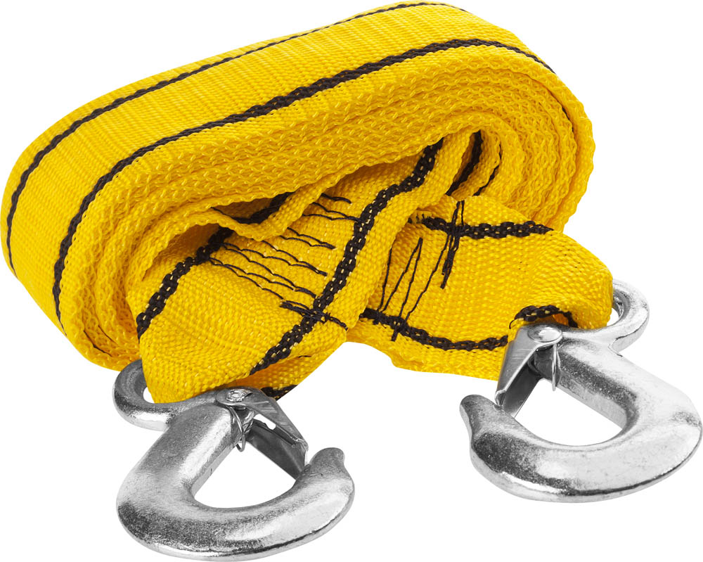 Трос буксировочный 2 крюка