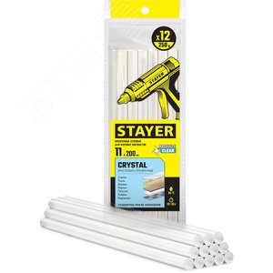 Изображение товара Стержни клеевые Cristal 11х200 мм (шт)