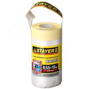 Изображение товара Пленка защитная с клейкой лентой 15 м (шт)