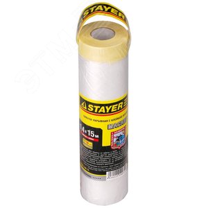 Изображение товара Пленка защитная с клейкой лентой 15 м (шт)