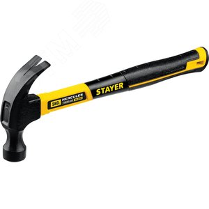 Изображение товара Молоток с гвоздодером Hercules 560 г (шт)