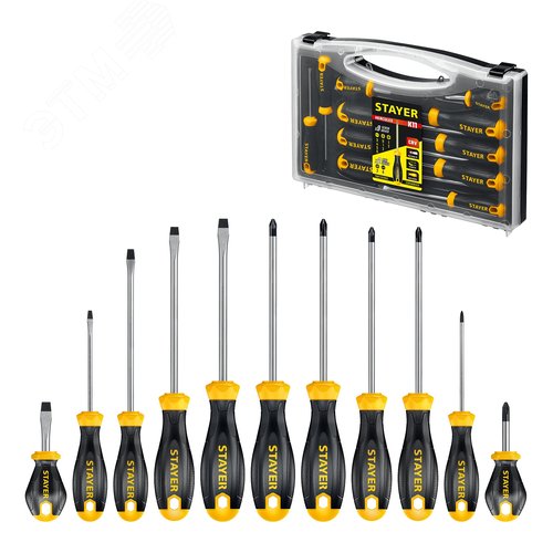 Изображение товара Набор отверток Hercules-K11, 11 шт (набор)