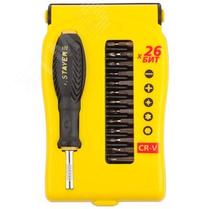 Изображение товара Набор отверток для точной механики 26 предм. (набор)