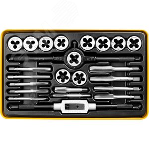 Изображение товара Набор метчиков и плашек MaxCut 24 предмета, легированная сталь (набор)