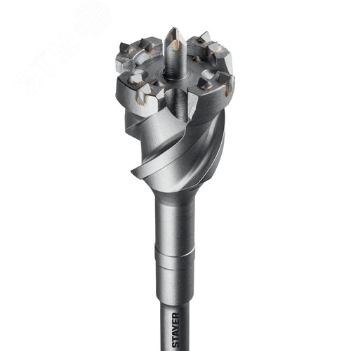 Бур проломной HERCULES-4Х d 55 х 900/1000 мм, SDS-max, PROFESSIONAL - фото 1