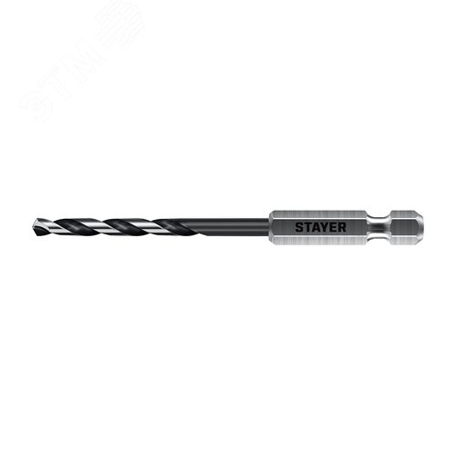 "Сверло по металлу для винтовёртов и шуруповертов IMPACT READY, НЕХ-1/4"", d 3.2 х 89 мм" - фото 1