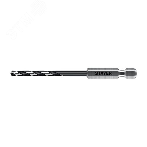 "Сверло по металлу для винтовёртов и шуруповертов IMPACT READY, НЕХ-1/4"", d 3.0 х 84 мм" - фото 1