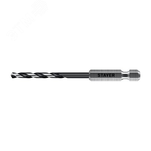 "Сверло по металлу для винтовёртов и шуруповертов IMPACT READY, НЕХ-1/4"", d 4.2 х 98 мм" - фото 1