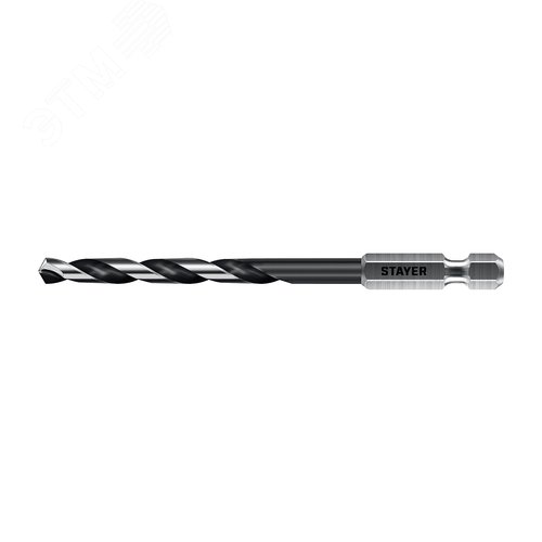 "Сверло по металлу для винтовёртов и шуруповертов IMPACT READY, НЕХ-1/4"", d 5.0 х 109 мм" - фото 1