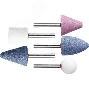 Изображение товара Шарошка абразивная 5 предметов, (набор)