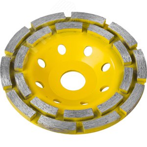 Изображение товара Чашка алмазная шлифовальная Double d 125 мм (шт)