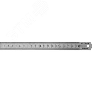 Изображение товара Металлическая линейка длина 0,2 м (шт)