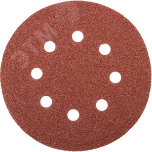 Изображение товара Круг шлифовальный 8 отверстий, Р40 (шт)