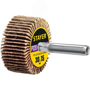 Изображение товара Круг шлифовальный d 30X15 мм P120 (шт)