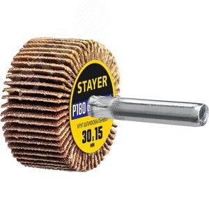 Изображение товара Круг шлифовальный d 30X15 мм P180 (шт)