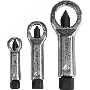 Изображение товара Съемник прикипевших гаек 3 шт (набор)